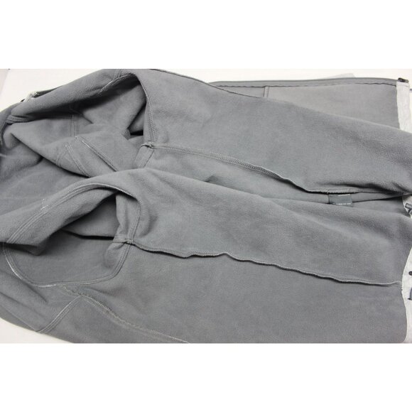 New Balance women's gray fleece lined full zip hooded softshell jacket 1X - Picture 6 of 11